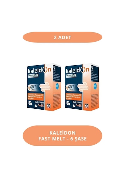 Kaleidon Probiyotik Fast Melt Formula 6 Saşe 2 Adet 2'li