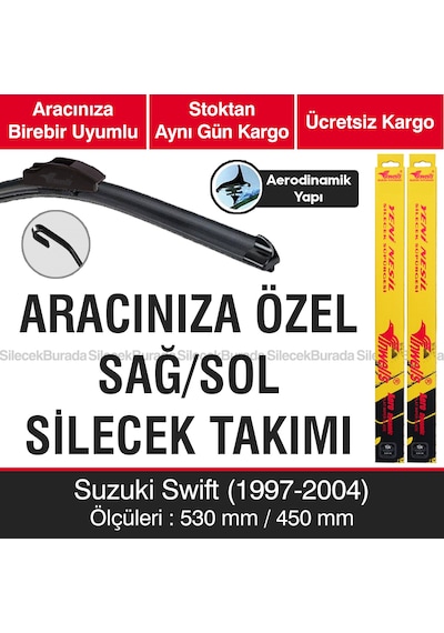 Suzuki Swift Silecek Takımı 1997-2004 İnwells Muz