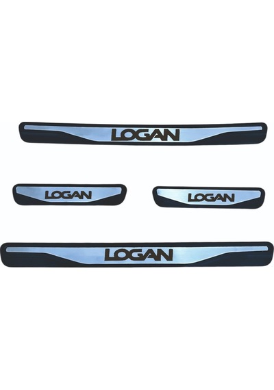 Logan Kapı Eşiği 2013 Ve Üzeri New Krom Kapı Eşiği 4 Parça Paslanmaz Çelik