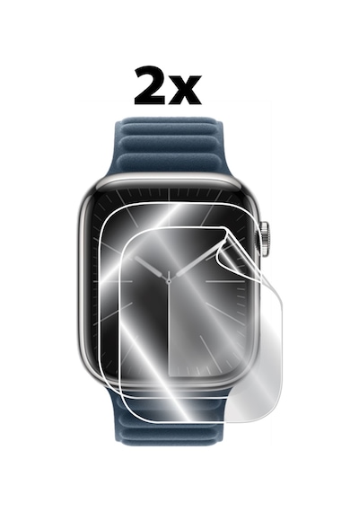 Apple Uyumlu  Watch Series 9 - 8 - 7 41 MM Ipg Ekran Koruyucu (2 Adet)