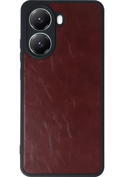 Newface Xiaomi Poco X7 Pro Kılıf Aras Deri Kapak Glblseme - 89 - Bordo