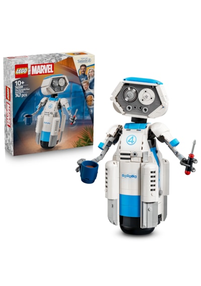 LEGO® ǀ Marvel Fantastik Dörtlü H.E.R.B.I.E. 76339 - 10 Yaş Üzeri Çocuklar için Aksesuarlar İçeren Oyuncak Yapım Seti (747 Parça)