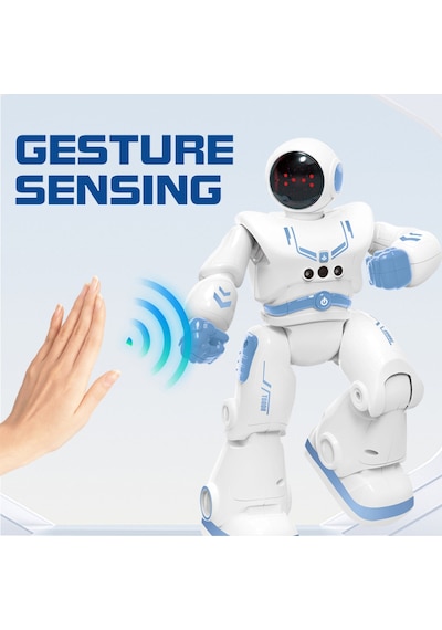 Uzaktan Kumandalı Şarjlı Sesli Işıklı Sensörlü Full Fonksiyon Robot Smart