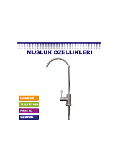 Savora 14 Aşamalı 8 Lt. Çelik Tanklı Kapalı Kasa Su Arıtma Cihazı Özel Sarım Membran Filtre