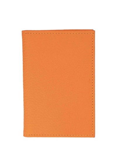 Bloominbag Bloomcard Verta Burnt Orange Hakiki Deri Dikey Kartlık Turuncu