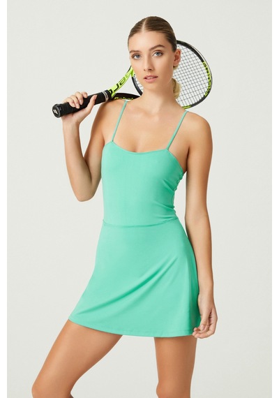 Los Ojos X Melodi Yeşil Tenis Elbisesi Spor Elbise Tennis Dress Yeşil Yeşil
