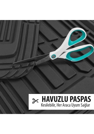 Mini Paceman 2013-2014-2015-2016 Kesilebilir Havuzlu Ve Esnek Paspas