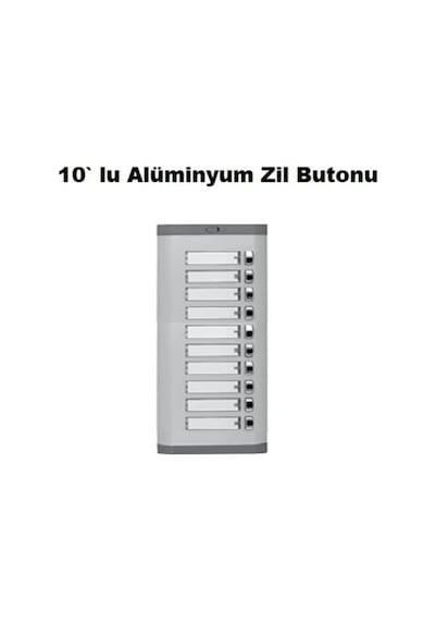 10 Lu Alüminyum Zil Butonu