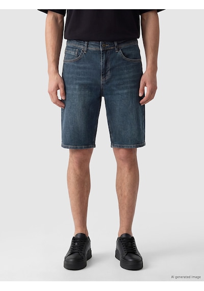 Lcw Jeans Yeşil Regular Fit Erkek Jean Şort