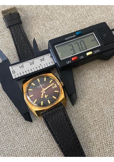 Pallas Adora 37 mm Deri Kordon Vintage Erkek Kol Saati 2. El