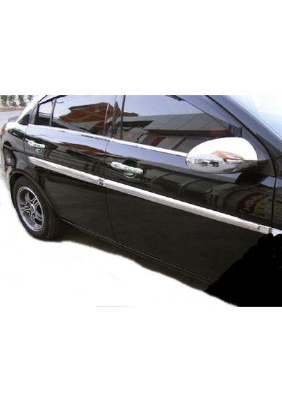 Hyundai Accent Era 2006 Üzeri Krom Yan Kapı Çıta 4 Prç P.çelik