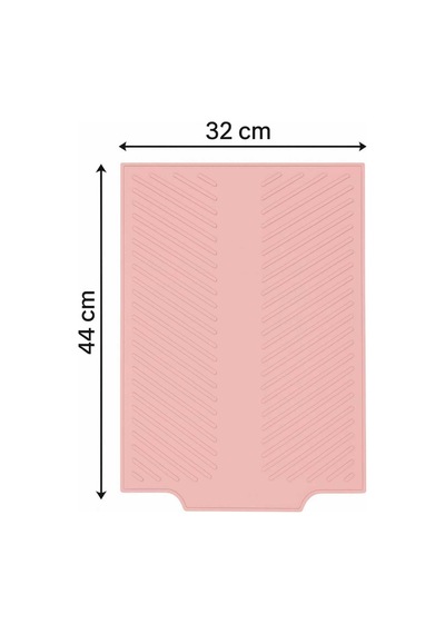 Bulaşık Matı Çok Amaçlı Kullanıma Uygun Silikon Pembe Diğer