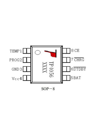 Tp4056 3.7V Batarya Şarj Entegresi - Sop8