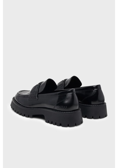 Guess Gorizia 4g Logolu Loafer Ayakkabı Fmfgorlea14 Erkek Ayakkabı Fmfgor Lea14 Black Siyah