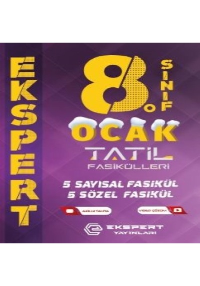 8. Sınıf Ekspert Ocak Tatil Fasikülleri