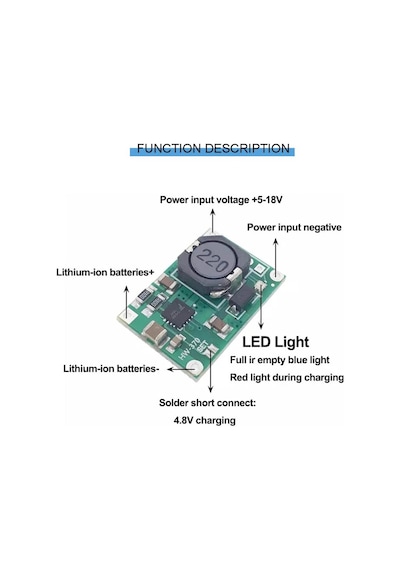 Tp5100 1s 2a 4.2v / 2s 8.4v Lityum Pil Şarj Modülü