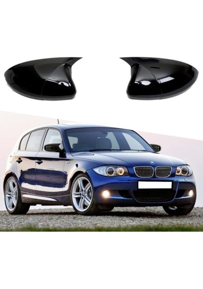 Bmw E87 Uyumlu Parlak Siyah Batman-yarasa Ayna Kapağı