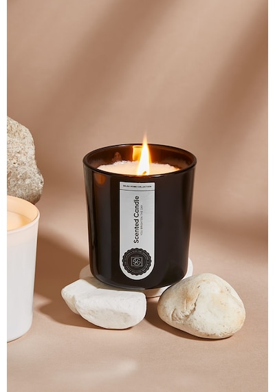 Selka Home - Bliss Cam Tasarım Kokulu Candle Mum Siyah
