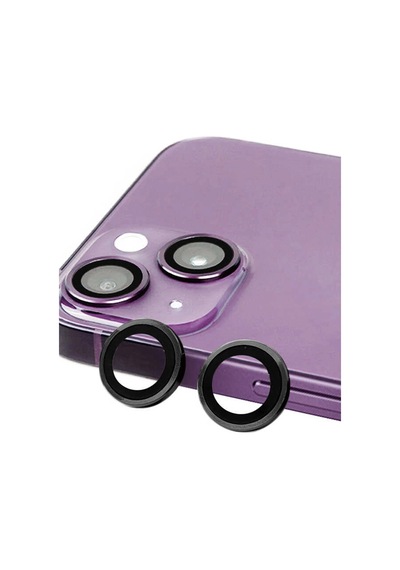 Gld-spt- Newface Apple Uyumlu iPhone 13 Mini Raze Metal Kamera Lens - Siyah