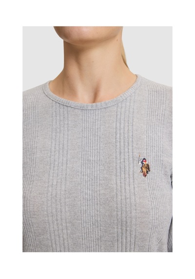 U.S. Polo Assn. Kadın Gri Pijama Takımı 50333655-vr024
