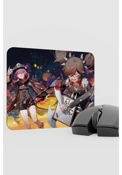 Xinyan Genshin Impact Anime Oyuncu V5 - 22x18 Gaming Mouse Pad Fare Altlığı
