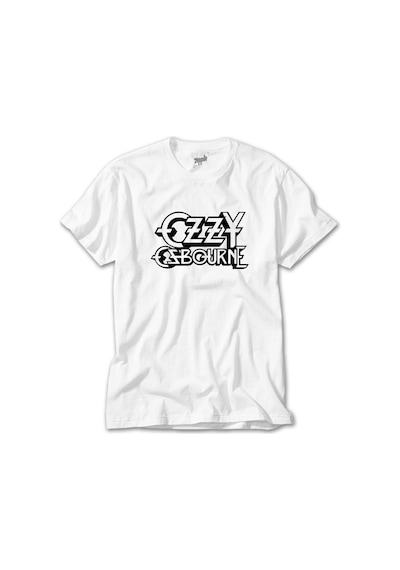 Ozzy Osbounre Logo Beyaz Tişört Beyaz
