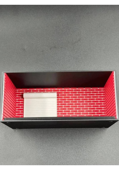 1:64 Ölçek Diecast Araba Garajı Damalı