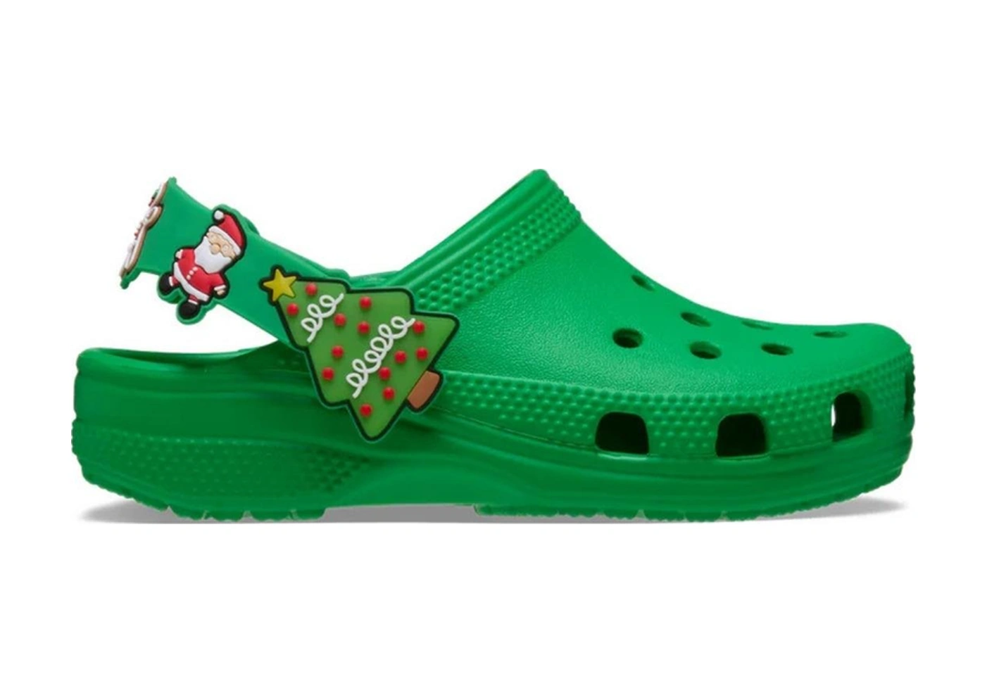 Crocs Classic Clog T Holiday Icons Işıklı Yeşil Çocuk Terlik-10867 Yeşil