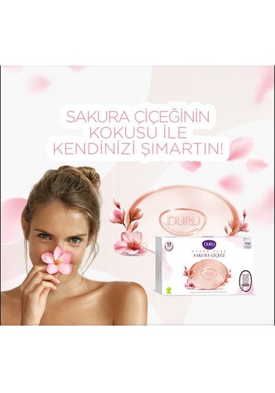 Duru Hydro Pure Sakura Çiçeği Şeffaf Bakım Sabunu 4'lü Paket