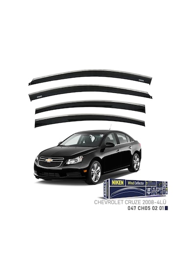 Chevrolet Cruze Kromlu Cam Rüzgarlığı 4'lü 2008+ Sonrası Uyumlu