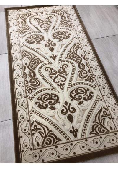 Saray Halı 3B 11257-J Bej 80X150 Krem Küçük Ölçü Halı !