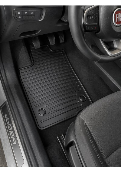 Fiat Egea Sedan 2d Kauçuk Oto Paspas 4 Parça Araca Özel Kaymaz Kolay Temizlenir Siyah