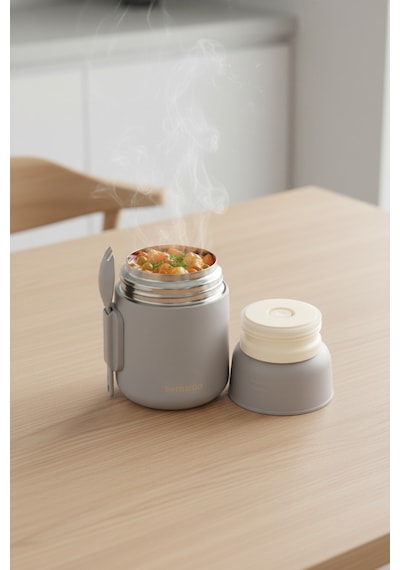 Bernardo Duo Yemek Termosu 500 Ml Gri Gri