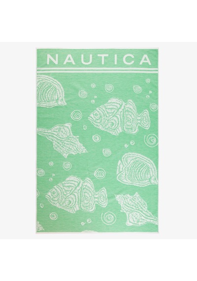 Nautica Unisex Yeşil Desenli Havlu Desenli N65tw06t