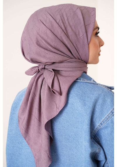 Bambu Kraş Eşarp Tesettür Giyim, Hafif, Rahat, Şık, Yüksek Kalite, Hijab, Scarf, Shawl Lila