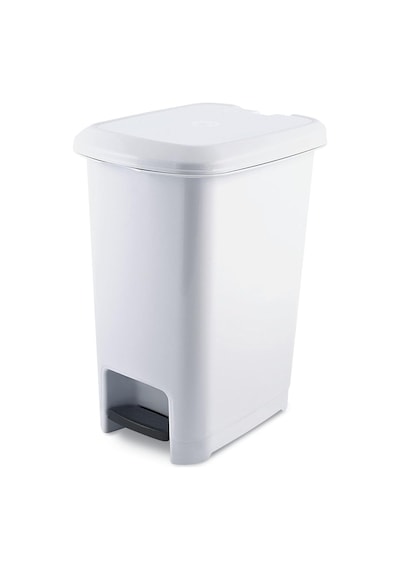 Melkan Home Pedallı Çöp Kovası 15 Litre Slim Beyaz Çöp Kovası Diğer