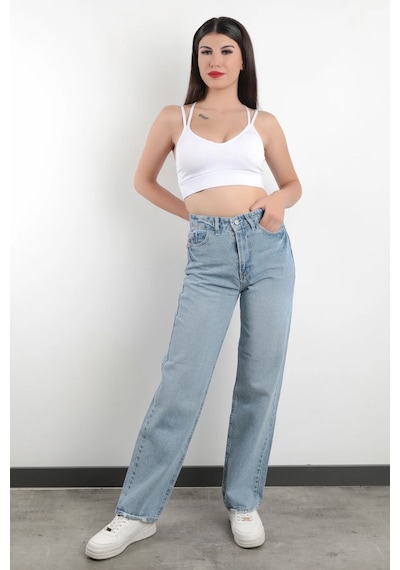 Giysa Jb Paris Boru Paça Yüksek Bel Boyfriend Jean %100 Pamuk Açık Mavi Kadın Kot Pantolon - 591-2202 Koyu Mavi Giysa Jb Paris Boru Paça Yüksek Bel Boyfriend Jean %100 Pamuk Açık Mavi Kadın Kot Pantolon - 591-2202 Koyu Mavi