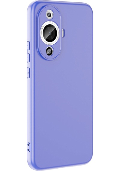 Noktaks - Huawei Uyumlu Huawei Nova 12s - Kılıf İçi Kadife Koruyucu Mara Lansman Kapak - Lacivert T35192 Lacivert