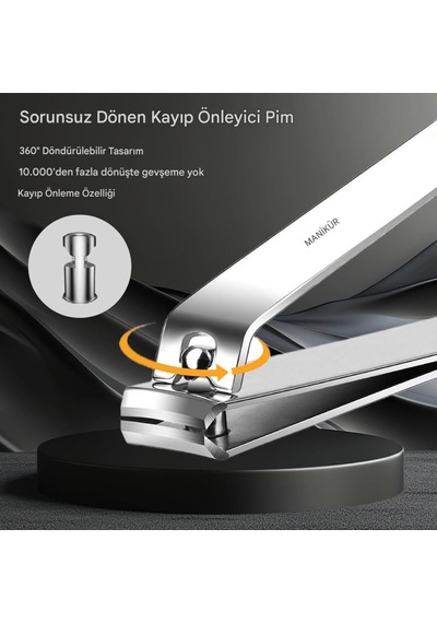 Tırnak Makası 5 Parçalı Set Çok Amaçlı Paslanmaz Karbon Çelik