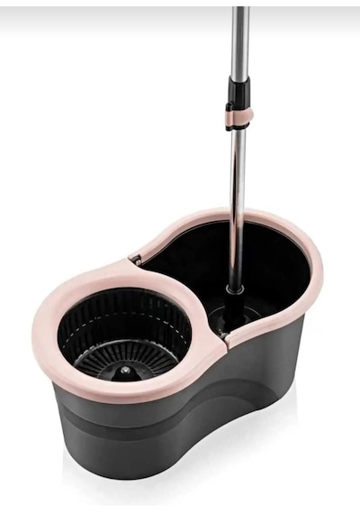 Sillgech 360 Smart Mop Jr. Black Siyah Temizlik Paspas Seti Pembe