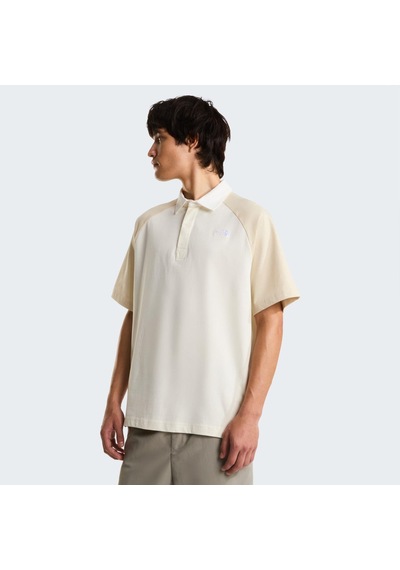 The North Face U Relaxed Rugby Polo Ss Tee Unisex Tişört Nf0a8gavjn51 Beyaz