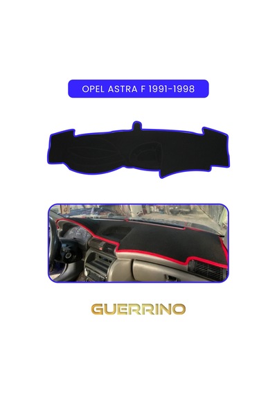 Opel Astra F 1991-1998torpido Koruma Halısı Mavi Kenar