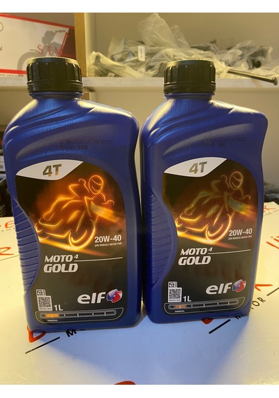 Elf Moto Gold 4t 20w-40 Motorsiklet Yağı 1lt 2adet