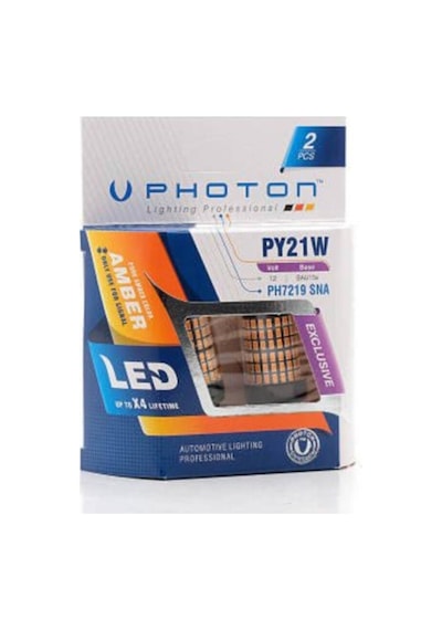 Ahmet Otomotiv Photon P21w 93 Amber Sinyal Led