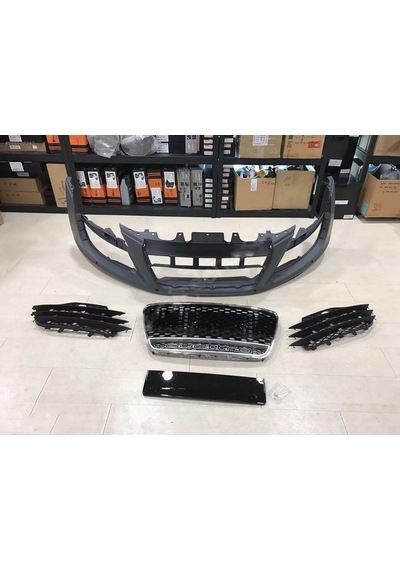 Audi R8 Uyumlu Ön Tampon Komple + Panjur 2008-2012
