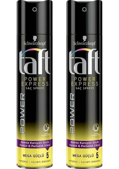 Taft Power Express Sprey 250 ml X2 Taft Power Express Sprey 250 ml X2