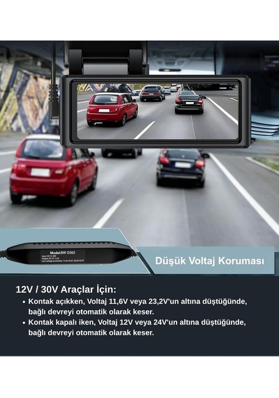 Laiser Bw-d363 Hardwire Kit - Park Modu Kablosu - Type-c / Hardwire Kit - Park Modu Kablosu