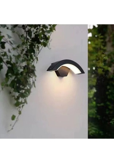 Elektrikle Çalışır 24 Watt Beyaz Işık İç Ve Dış Mekan Led Duvar Aplik Bahçe Kapı Girişi Armatür Soğuk Beyaz