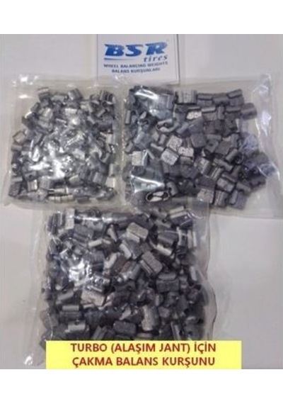 Alaşım Jantlara turbo Çakma Balans Kurşunu. 3 Pk. Pakette 100ad
