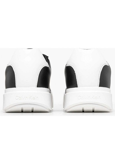 Calvin Klein Chunky Cupsole Bağcıklı Deri Erkek Siyah Sneaker Ym0ym01344-06w Siyah